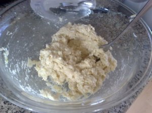 Lime and coconut biscuit mix