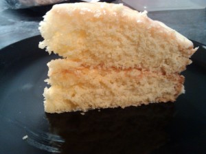 Orange macaroon cake